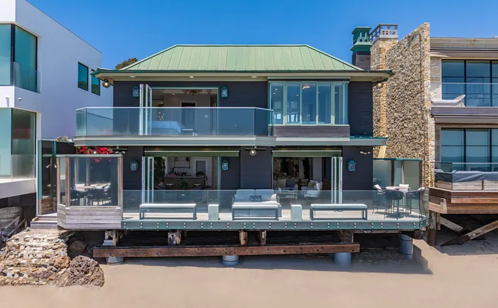 Luxury home exterior in Southern California